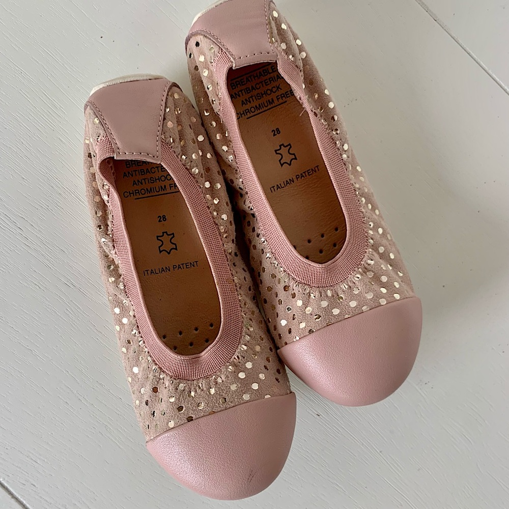 Geox Piuma pink flats